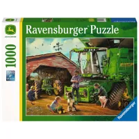 Ravensburger puzzel 1000 stukjes John Deere toen en nu